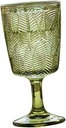Embossed Goblet Vintage Glass Wine Cup with Leaf Pattern Elegant Drinking Glass for Water Cocktails and Parties present for Friends and Family