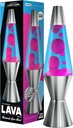 LAVA The Original Lamp - 14.5" Techno Chrome - Classic Liquid Motion Lamp - Pink and Blue Liquid - Item #2097 (Amazon Exclusive)