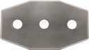 Westbrass Three-Hole Remodel Plate, Satin Nickel, D505-07