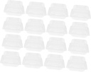 100PCS Baking Packaging Boxes for Bread Sandwiches Muffins Food-Grade Plastic Containers Lids for Desserts Cakes and Takeout