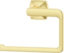 Pfister Vaneri Towel Ring, Hand Towel Holder for Bathroom, Wall-Mounted, Screw-in, Brushed Gold Finish, BRBVRI0BG