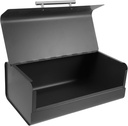 Iron Bread Storage Box Large Bread Bin Roll Top Kitchen Accessories Snacks Fruits