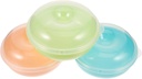 3pcs Corner Bread Box Airtight Flour Containers Lids for Kitchen Countertop
