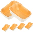 VOSAREA 6pcs Nonstick Rectangular Kitchen Baking Mold Toast Box for Bread Loaf Cake Dessert Baking for Family Gatherings and Celebrations