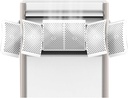 Cabinet Type Three-Dimensional Air Conditioner Deflector, Room Air Conditioner Window Baffle, Prevent Direct Blowing of Cold Air