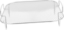 STOBAZA 1pc Air Fryer Rack Set Stainless Steel Cooking Stand for Grilling and Steaming Versatile Kitchen Accessory for Even Heat Distribution and Diverse Cooking Needs