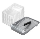 Bates- Paint Tray Set, 9 inç, 12 adet, Paint Roller Tray