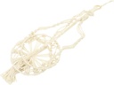 Cotton Rope Hanging Basket for Kitchen Storage Handwoven Decorative Fruit and Vegetable Holder with Airflow Design Wall Mounted Organizer for Home Accessories and Kitchen for