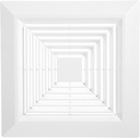 Bathroom Exhaust Fan Cover Bathroom Vent Cover Square Ceiling Or Wall Mounted Exhaust Fan With Springs Replacement Parts For Square Ceiling Exhaust Ventilation Fan Air Diffuser Diverter