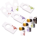 FINGERINSPIRE 60 Pcs Wine Cellar Tags 3 Colors Paper Wine Bottle Neck Labels 1.24inch Hole Printable Blank Wine Gift Tags Personalized DIY Wine Bottle Tags Blank Vintner Tags for Party Bar