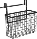 Cabilock over Cabinet Organizer Nail Hanging Storage Basket for Kitchen Capacity Spice Shelf for Door Storage and Easy Access to Condiments and