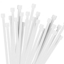 Hmrope 100parça Cable Zip Ties White Heavy Duty 12 inç, Premium Plastik Kablo Ties Clear with 50 Pounds Pull Strength, Self-Locking Only White Zip Ties for Kapalı ve Açık