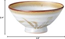 せともの本舗 Set of 5 Rice Bowls, Hakutamebori Daihei (4.9 x 2.4 inches (12.5 x 6 cm), Japanese Tableware, Sake Cup, Restaurant, Inn, Commercial Use