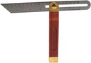 Adjustable Carpentry Square Bevel Gauge Angle Finder Blade Ruler Bevel Sliding T-bevel with Handle for Craftsman Builder Carpenter Architect Engineer (7.87 Inch)