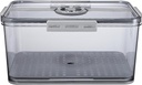 Food Storage Box Timer Fruit Bread Organizer Storage Bin Lid Fresh Keep Box Easy to Clean