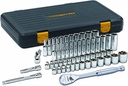 GEARWRENCH56 Pc. 3/8" Drive 6 Pt. 120XP Mechanics Tool Set, Standard & Deep, SAE/Metric - 80550P