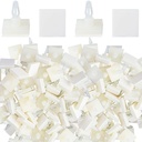 Marsui 100 Pcs Sticky PCB Spacer Adhesive Plastic Insulated Standoffs 0.25 Supporting Height Circuit Board Standoffs for PC Board Computer Motherboard