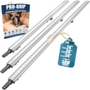 ProGrip Aluminum Edge Clamp Set of 3-24 36 50, Ideal for Cutting Large Sheets of Plywood & Dado Slots, Circular Saw Straight Edge Guide Clamps and Edge Saw Guide