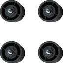 4PCS Rubber Screw Fixing Feet Compatible with Mi-DEA Microwave, Foot Pad Base Fixed Support Accessories for 23L Microwave Oven