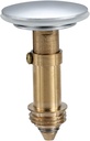 Sink Plug, 36mm Push Button Brass Sink Stopper, Easy to Install for Kitchen, Bathroom, Washbasin Bath