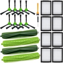 Replacement Parts for iRobot Roomba E5 E6 E7 i2 i3 i3+i4 i4+ i5 i5+ i6 i6+ i7 i7+ i8 i8+/Plus i1 E i j Series Robot Vacuum,2 sets of multi-surface roller brushes 8 filters 8 side brushes