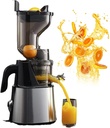 150W Slow Masticating Juicer, Cold Press Juicer, 100/130 Mm Feed Chute, Electric Fruit Vegetable Juicer, Easy to Clean (130mm Feed Chute)