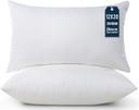 Utopia Bedding Throw Pillows (Pack of 2, White), 12 x 20 Inches Indoor Decorative Pillow Insert for Sofa, Bed and Couch