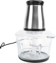 Compact Meat Grinding Machine, Stainless Steel Electric Meat Grinder 200W 2L Food Processor with Pure Copper Motor for Kitchen Use (US Plug 110V)
