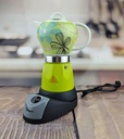 UNIWARE 6 Cup Professional Electric Espresso/Moka Coffee Maker (Green)