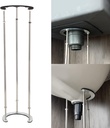 ST-3 Undermount Sink Brackets Stainless Steel Sink Legs Adjustable Support Installation Kit for Kitchen and Bathroom Sinks (High:18.1-26in(46-66cm)|DIAM:4.7in)