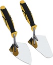Concrete Masonry Tools Set 6" Stainless Steel Pointing and Gauging Brick Laying Trowel Stucco Cement Flooring Kit Construction Hand Tool