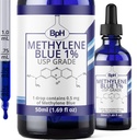 Methylene Blue, 1% USP (Pharmaceutical) Grade, 50 mL (1.69 fl oz) Glass; 3rd Party Tested