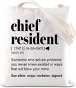Chief Resident Tote Bag Resident Doctor Gift Resident Doctor Appreciation Gift Surgery Resident Handle Bag Future Doctor Gift