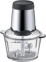 Electric Meat Grinder, Food Processor with 2L Bowl, 300W Power, 5 Tooth Shaft Core, Copper Motor, Kitchen Cooker for Grinding, Mixing, Chopping