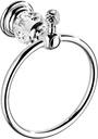 Chrome Towel Ring Towel Holder, Silver Crystal Towel Bar Bathroom Hardware