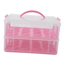 Cake Carrier Box Two Dessert Storage Container for Stackable for Parties Birthdays and Events Keeps Cakes Fresh and Secure