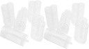 PRETYZOOM 10pcs Push Cake Pop Molds Heart Shape Push-up Pop Containers Plastic Molds for Fondant Reusable for Celebrations