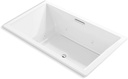Kohler K-1174-JH-0 Underscore Rectangle Bathtub, Thunder Grey