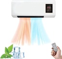 Glenmi Ductless Air Conditioner, Fast Natural wind/Heating,2000W Small Portable Air Conditioners,Wall Mounted Air Conditioner for Bedroom and Living Room(A)