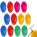 TOOVREN 12PCS Needle Threader for Hand Sewing Plastic Wire Hook Simple Threader for Needles Small Eye Easy Needle Threaders Tool for Sewing Machine Crafting Color Random