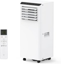 8000 BTU Portable Air Conditioners, Energy Efficient AC Unit with Cooling, dehumidification, Fan, Low Noise, Remote Control, Cooling within 350 sq ft, for Large Room, Office, Temporary Space
