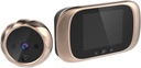 Digital LCD 2.8inch Video Doorbell Peephole Viewer Door Eye Monitoring Camera 90 Degree Doorbell