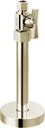 Delta Faucet 1/2" x 3/8" Straight Supply Stop Valve with Traditional Handle Polished Nickel, Water Shut Off Valve, Brass Shut Off Valve, 1/4 Turn Shut Off Valve, Polished Nickel DT021203-PN