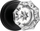 Black Dummy Door Knobs Interior Black Dummy Handle Single Sided Decorative 1 Pack