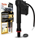 Korky QuietFILL 2X Long Life Toilet Fill Valve - Universal Fits 99% of Toilets - Easy Height Adjust for Fast Install, 528X