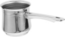 Cabilock Stainless Steel Turkish Coffee Pot Multi Function Coffee Server for Espresso and Milk Brewing Camp Kettle for Household and Outdoor Use