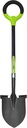 Radius Garden 25202 Pro-Lite Carbon Steel Shovel, Green