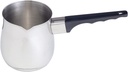 24 Oz / 700 ml Large Turkish Coffee Pot Stainless Steel Cezve Briki Ibrik Greek Arabic Coffee Maker, Universal Butter and Milk Warmer, Small Sauce Pan