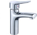 Single Handle Bathroom Faucet Bathroom Sink Faucet Single Hole Brass faucets Basin Faucet Brass Bathroom Faucet Single Hole,Chrome A (Color : Chrome B)