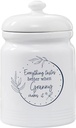 THINGS REMEMBERED Personalized Everything Tastes Better Cookie Jar (Free Customization)